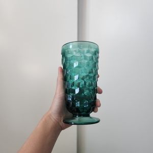 Vintage Indiana Glass Teal Whitehalls (Set of 6)